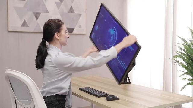 NB NB40 Heavy Duty Monitor Desk Mount Support Size 22" - 40" смотреть онлайн