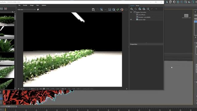 Hymenocallis littoralis 3D model смотреть онлайн