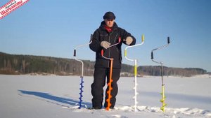 Лучшие БУРЫ для ходовой РЫБАЛКИ. Плюсы и минусы. Как СДВОИТЬ лунку и очистить бур от наледи