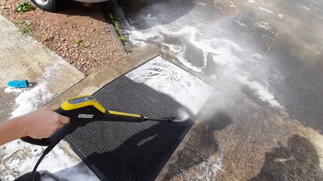 Керхер К5 Премиум,что мы натворили?на что надо обращать внимание, чистить грязный палас под давлени смотреть онлайн