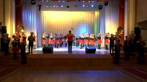 "Казакша коктейль-хит" Духовой оркестр п/у А.Губенко. Казахстан Костанай