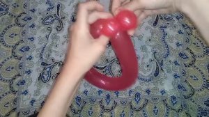 Как сделать сердечко из 1 шарика ШДМ. tutorial