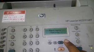 Hp LaserJet m1319f mfp self test/ configuration page