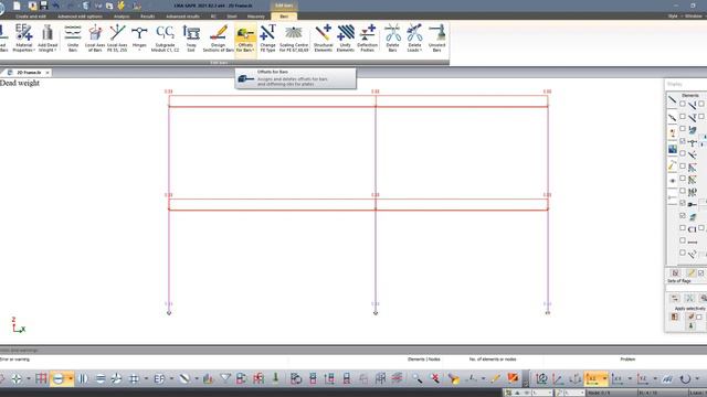 LIRA-SAPR. Offsets for bars смотреть онлайн