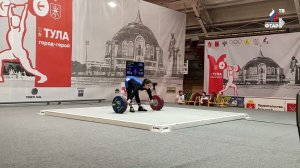 Зарина Гусалова Кубок России Тула Рекорд рывок 112 кг #фтартв #weightlifting #штанга