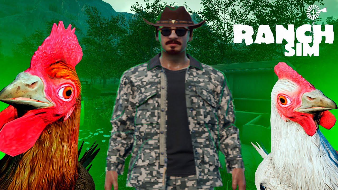 СТРОИМ СВОЙ ПЕРВЫЙ КУРЯТНИК!!! ПЕРВЫЙ ВЗГЛЯД НА ИГРУ!!! Ranch Simulator #1