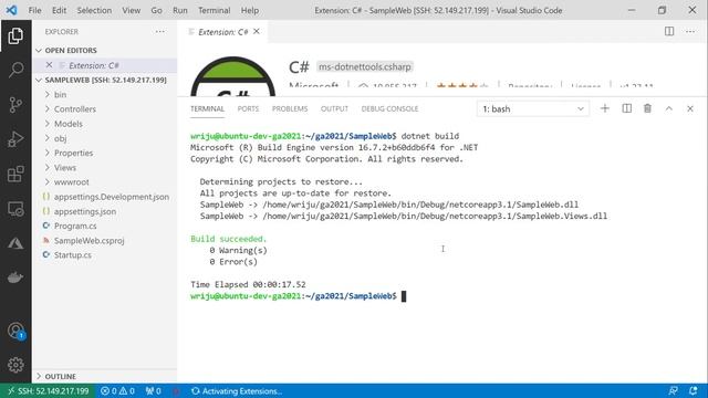 02 Connect VSCode Create Containerize ASPNet Push DockerHub смотреть онлайн