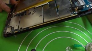 Ремонт планшета - Замена материнской платы (много пайки)