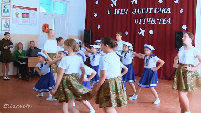 Наша армия самая сильная. Танец ко Дню защитника Отечества. Школа №32.Новоминская 2023. смотреть онлайн