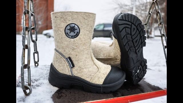 Детские валенки с натуральным мехом «Nordman» - смотреть онлайн