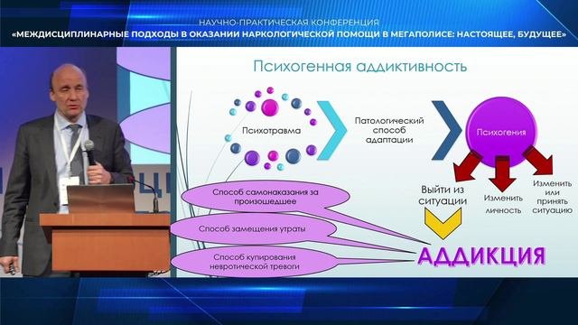 Шмилович Андрей Аркадьевич на конференции МНПЦ наркологии