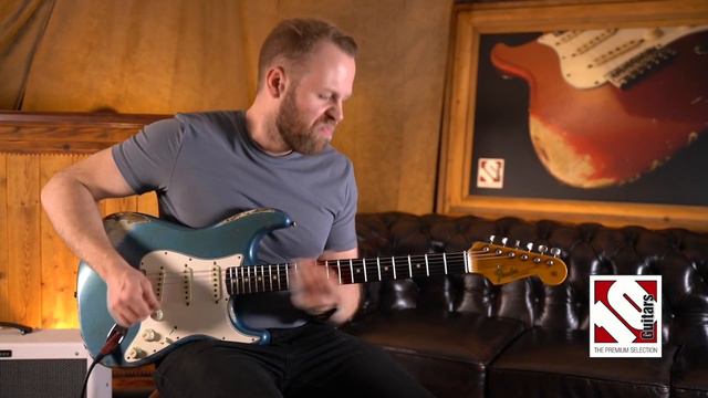 2020 Fender Stratocaster 64 Relic Lake Placid Blue Masterbuilt Ron Thorn | Guitar Demo смотреть онлайн