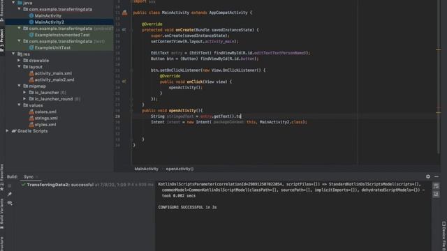 Transferring Data between Java Files | Android Studio смотреть онлайн