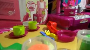 Детская кухня. Игровой набор для девочек. Готовим вместе/Children's kitchen.Cooking together.