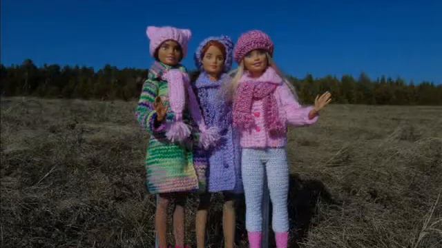 Вязанная одежда для кукол Барби ручной работы смотреть онлайн