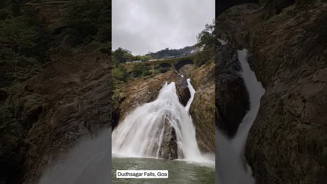 Beautiful Dudhsagar Falls in Goa 😍