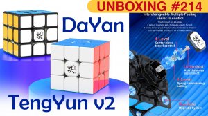Unboxing №214 DaYan TengYun v2 M 3x3. Обзор