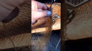 Кастинговая сеть, один из вариантов привязки вертлюга