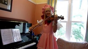 Lara plays Card Captor Sakura theme (violin cover) cosplay