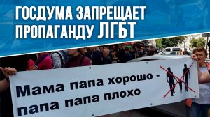 Госдума запрещает пропаганду ЛГБТ