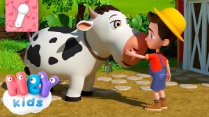 La Vaca Lola!  KARAOKE | Canción de Vaca | HeyKids - Canciones infantiles