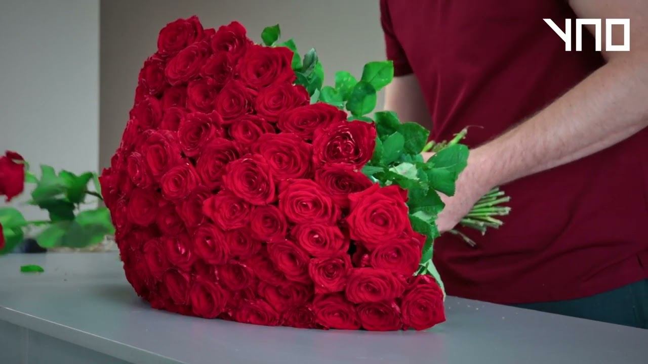 101 роза-букет мечты. Флорист-дизайнер Иван Базин.