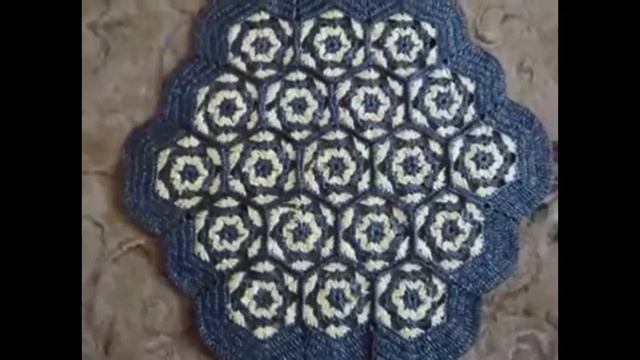 Поделки своими руками Коврик из пакетов смотреть онлайн