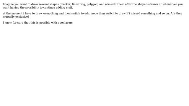 GIS: Can Draw and Edit mode be enabled at the same time on Leaflet? смотреть онлайн