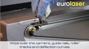 Tutorial: Cleaning the shuttle table system (G3/S3) - eurolaser