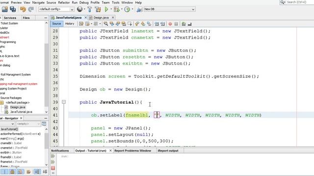 Java GUI/swing Tutorial in Bangla : Create Label,TextField,Button in Java swing with OOP Concept
