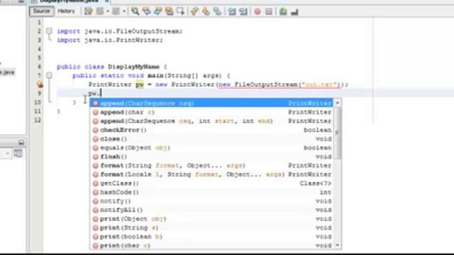14 Writing data to file using netbeans смотреть онлайн