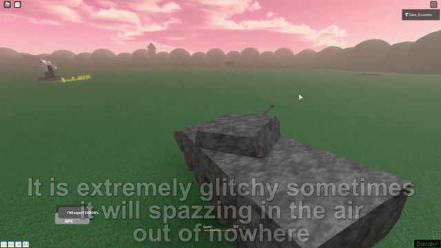 Roblox Script Showcase Episode#1736/APC Tank