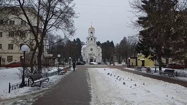 Краеведческие прогулки: г.о. Фрязино - дом с аркой и храм Рождества смотреть онлайн
