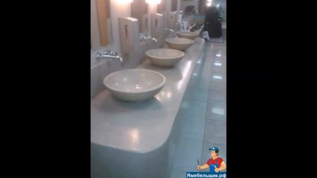 Столешницы из искусственного камня от Камень Сити смотреть онлайн