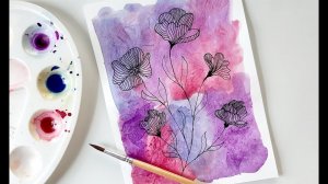 Рисунок акварелью