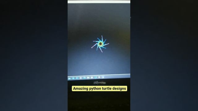 Python Turtle Graphics - 29 | Coding Video | Instagram Reels | Amazing Python Turtle Design |