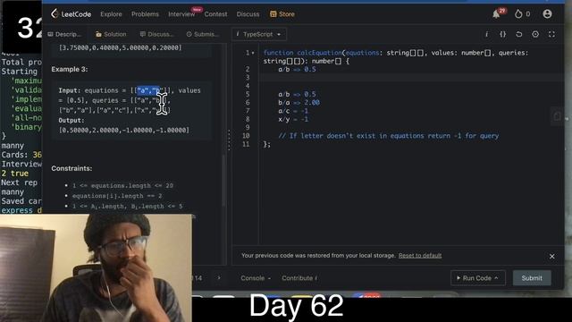 LeetCode everyday: Day 62 - ? Evaluate Division... ? смотреть онлайн