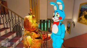 КАК ЛЕСНЫЕ АНИМАТРОНИКИ СПАСАЛИ ДРУЗЕЙ ОТ ГИГАНТА БУББА В ГТА 5 ФНАФ МОДЫ GTA 5 АНИМАТРОНИКИ FNAF