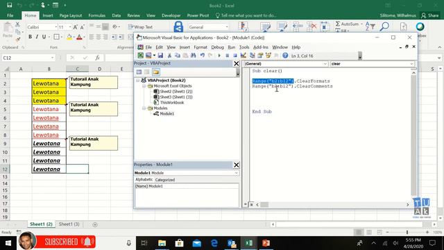 Tutorial VBA Macro 019