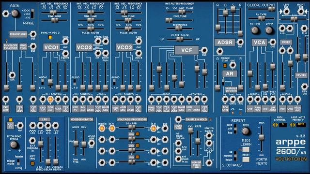 Free ARP 2600 Synthesizer VST Emulation смотреть онлайн
