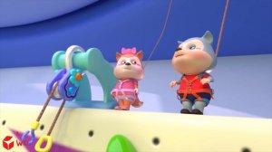 Wolfoo Overcomes Rock Climbing Challenge 🧗♂️ Wolfoo Play | Wolfoo Kids Stories | Wolfoo Family Son