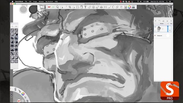 Photoshop vs Sketchbook vs Procreate (How I use them all together) смотреть онлайн