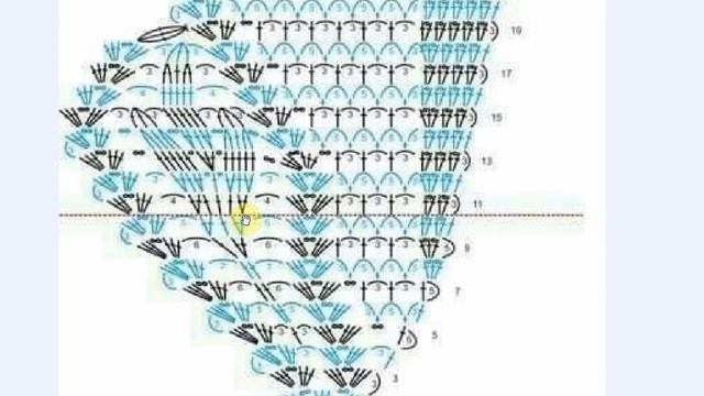 Шарф - косынка Платок Морозные узоры  Вязание крючком Мамочкин канал Ч.2 Описание схемы
