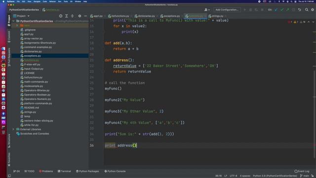Python Certification Training - Functions