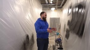 ШУСТРАЯ Покраска потолка с коммуникациями | Коммерческий ремонт