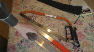 Самодельная  складная лучковая пила из алюминиевого профиля