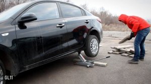 ЖЕСТКОСТЬ кузова авто Киа Рио 4, проверка кузова на кручение Kia Rio  | Бонусы под видео