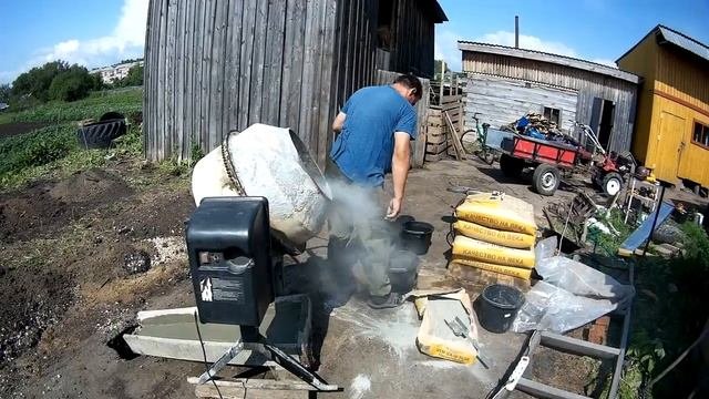 Строим новое помещение для скота.Фундамент.Часть 1.