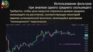 Скользящие средние. Скользящая средняя стратегия торговли
