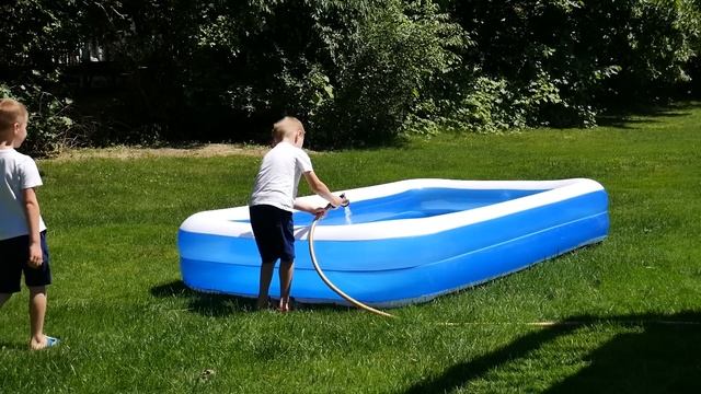 How to inflate a pool in 3 minutes смотреть онлайн